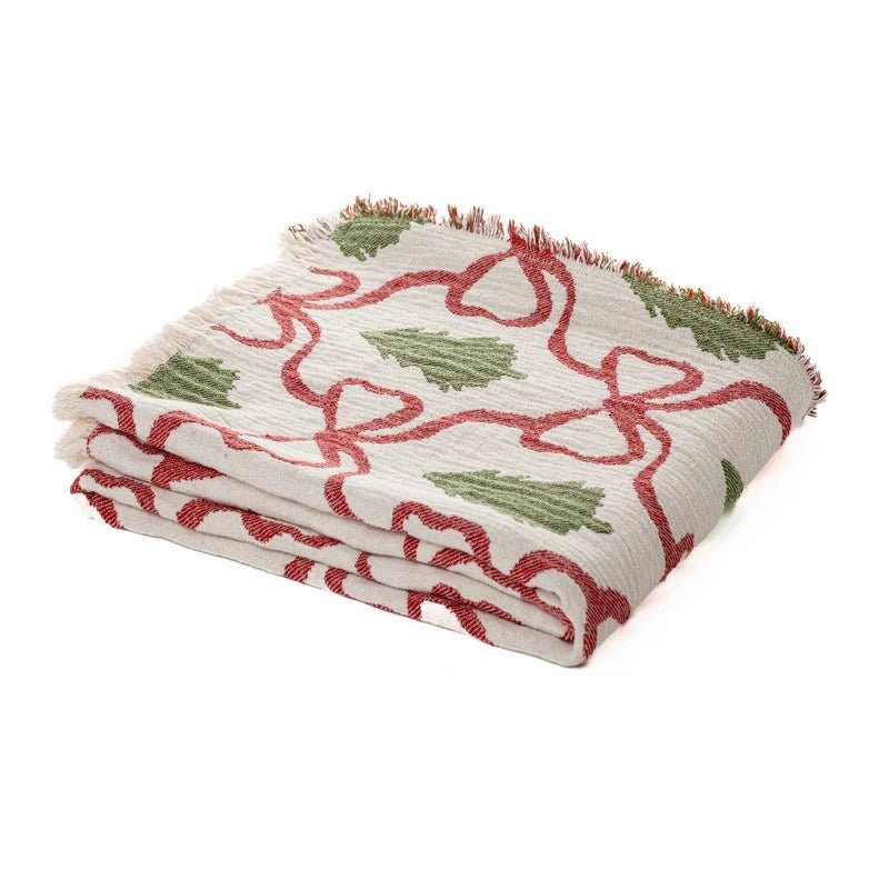 Jeté de Noël Doris ( 50'' x 60'')- Par Brunelli